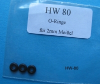HW 80 – O-Ringe, 3 Stück, für 2.0 mm Meißeldurchmesser
